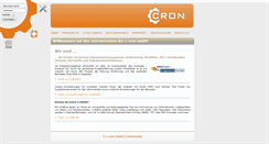 Desktop Screenshot of c-cron.de